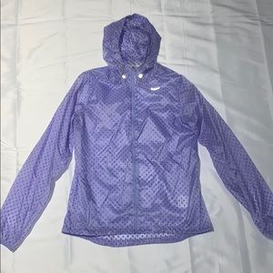 Nike Running purple rain jacket
